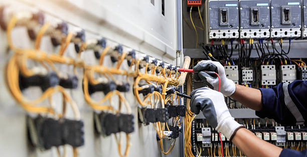 Professional Electrician technician working in Taft Southwest, TX